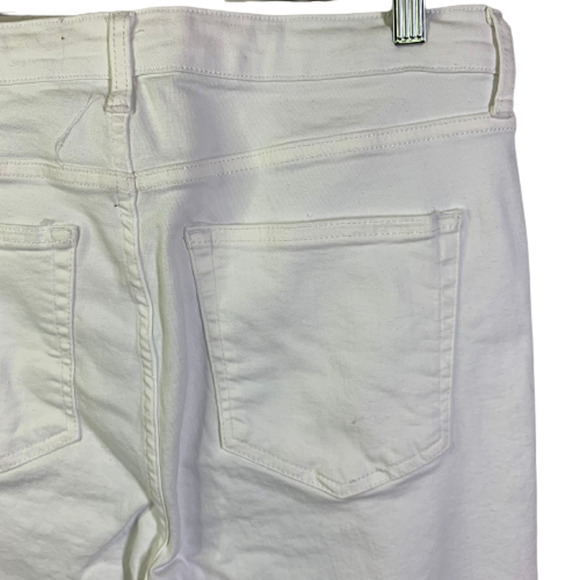 TOPSHOP White Jamie Moto High Waist Ankle Grazer Jeans - NWT - Picture 6 of 11